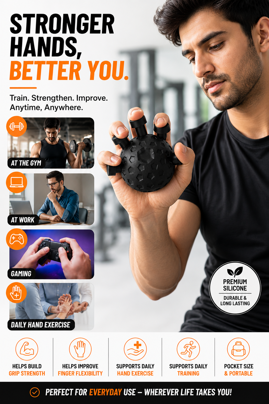 Eagle Claw Grip Trainer – 5-Finger Strength & Flexibility Exerciser