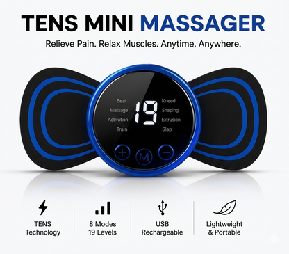 Mini Smart Massager for Neck & Back Pain Relief