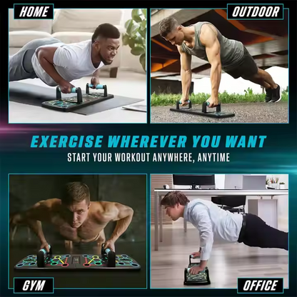 Foldable Push Up Board – Full Body Strength Training at Home 💪🔥