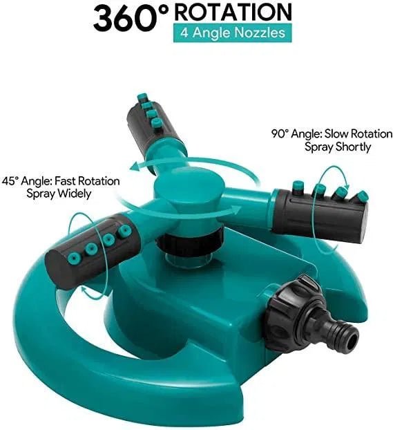 Automatic 360° Rotating Lawn Water Sprinkle