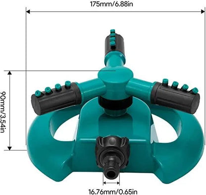 Automatic 360° Rotating Lawn Water Sprinkle
