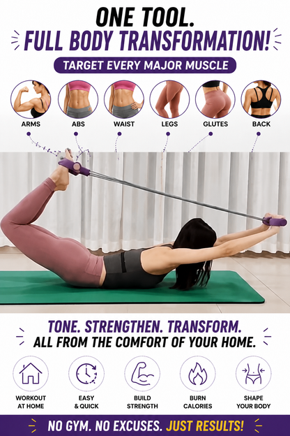 Multifunction Pedal Resistance Band Trainer